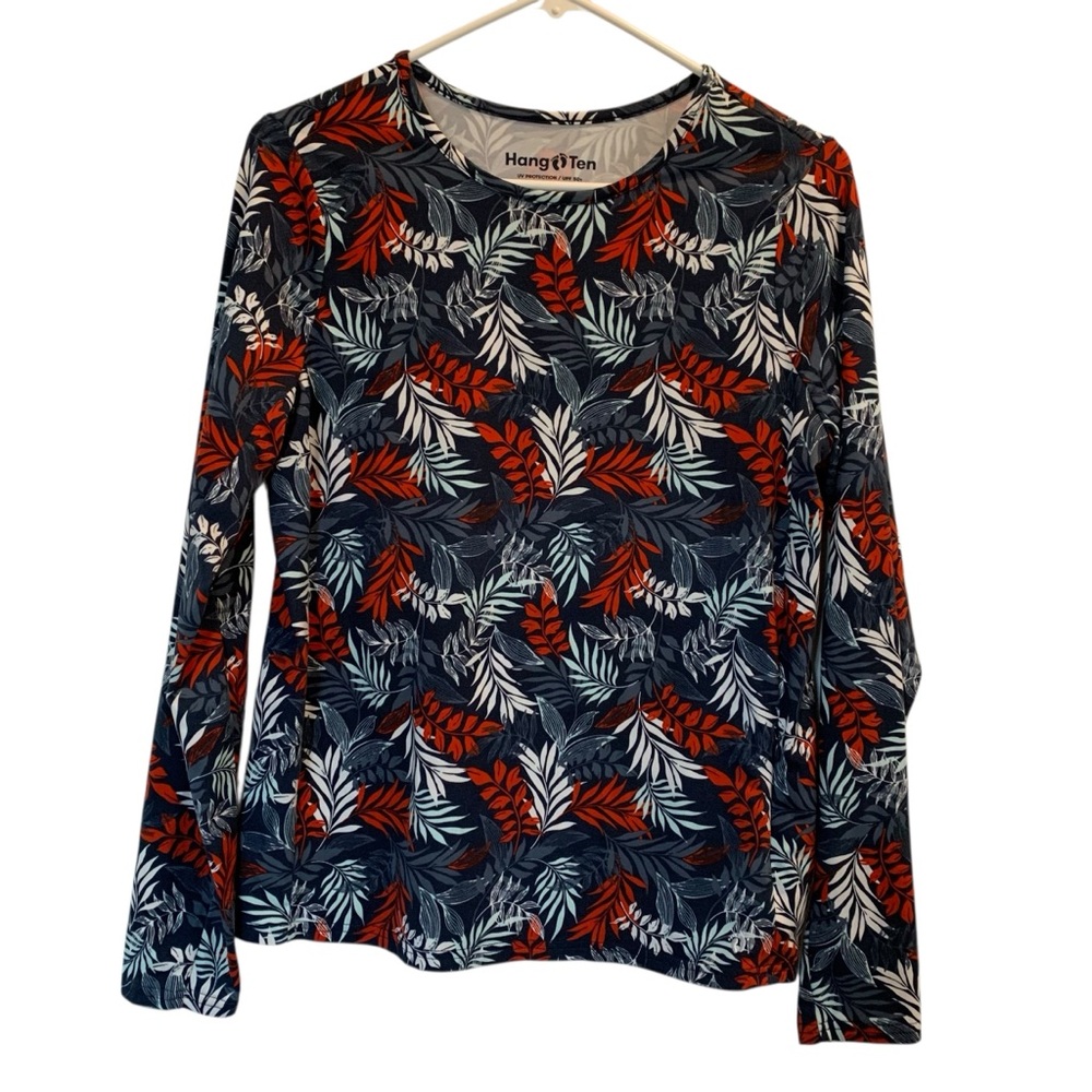 Hang Ten Women’s Shirt Long Sleeve with UV Protection Size Medium